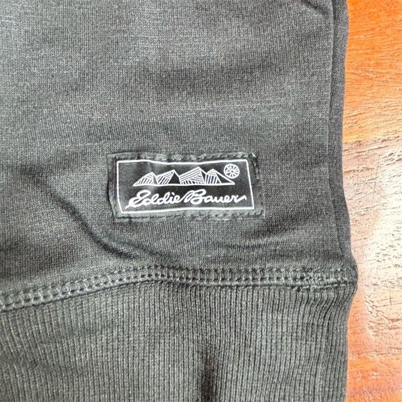 Eddie Bauer Men's Black Crewneck Sweatshirt Size M Long Sleeve Casual - Picture 2 of 8